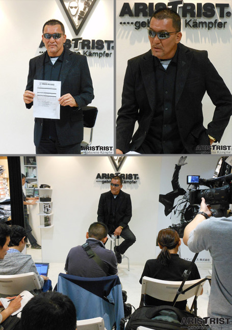 蝶野選手着用アイテム【10/27全日本プロレス両国大会会見】NEWS