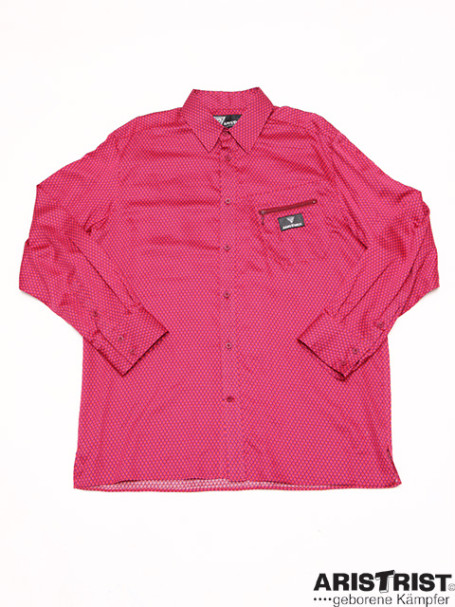 チェストカットロングスリーブシャツ