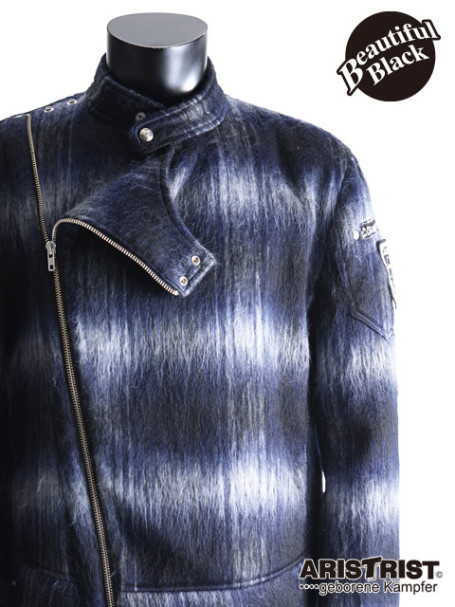 シャギーバイカージャケット