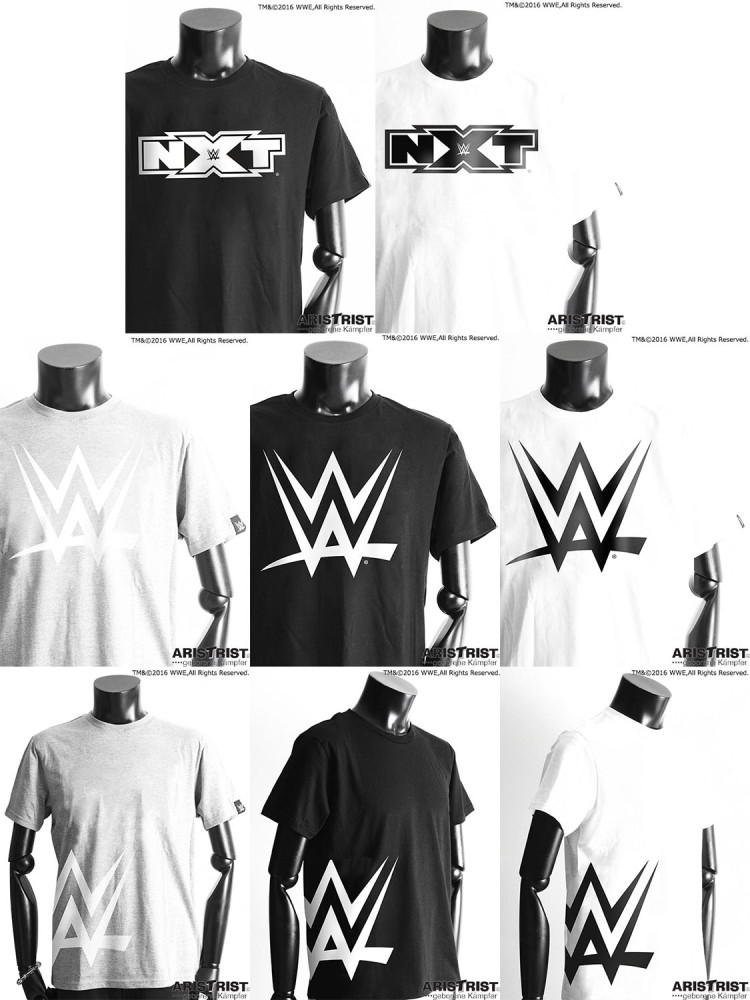 WWEロゴTシャツ＆NXTロゴTシャツ